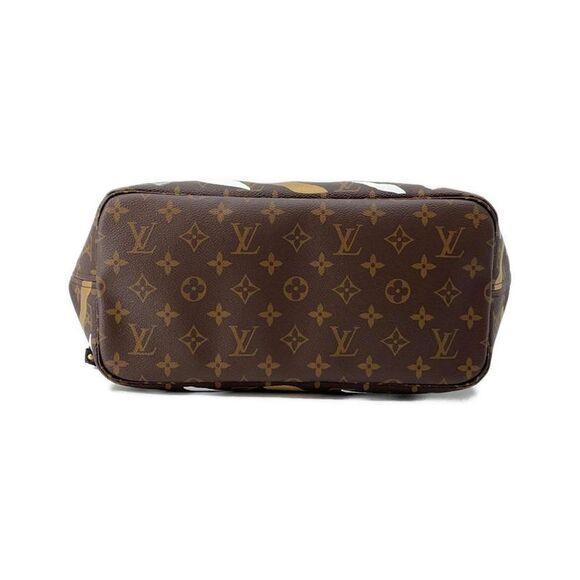 Pre Loved Louis Vuitton Neverfull MM Zebra Print Tote Women Brown Tote Bags - Picture 3 of 8